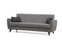 Atelier Del Sofa Zaden - Sofá cama de 3 plazas Gris claro